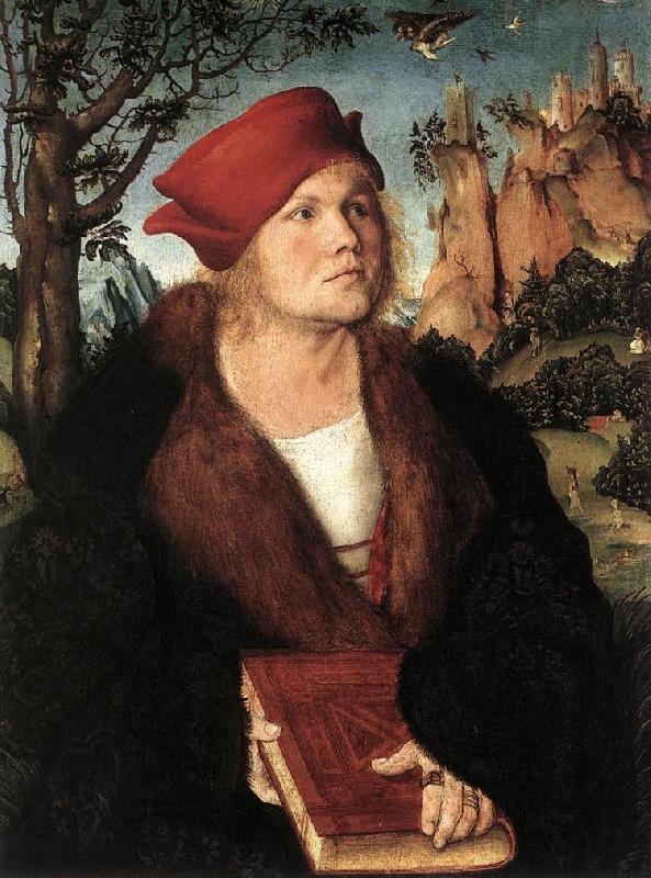 CRANACH, Lucas the Elder Portrait of Dr. Johannes Cuspinian ff France oil painting art